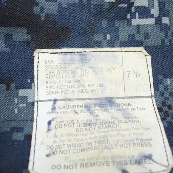 US Navy Po1 Blue Digital Camo First Class Petty Officer - Picture 6 of 6